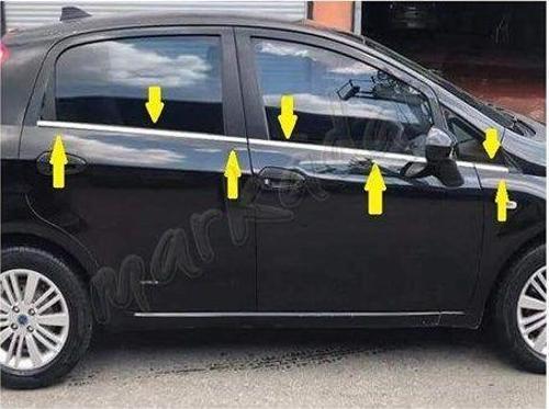 PUNTO CAM ÇİTASI KROM 6 PARÇA 2006 2007 2008 2009 2010 2011 2012 2013 2014 2015 2016 2017 2018 2019