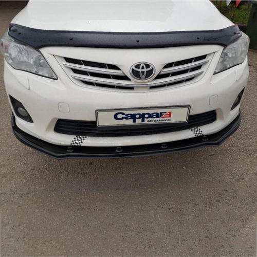 Toyota Corolla Ön Kaput Koruma Rüzgarlığı Akrilik (ABS) Parlak Siyah Deflektör 2008-2013 30780808* B 2 56