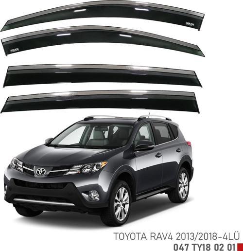 RAV 4 ARACA ÖZEL KROMLU CAM RÜZGARLIGI NİKEN 2013 2014 2015 2016 2017 2018