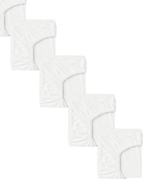 5 Adet Pamuklu ve Lastikli 60 x 120 x 15 cm Penye Bebek Çarşaf