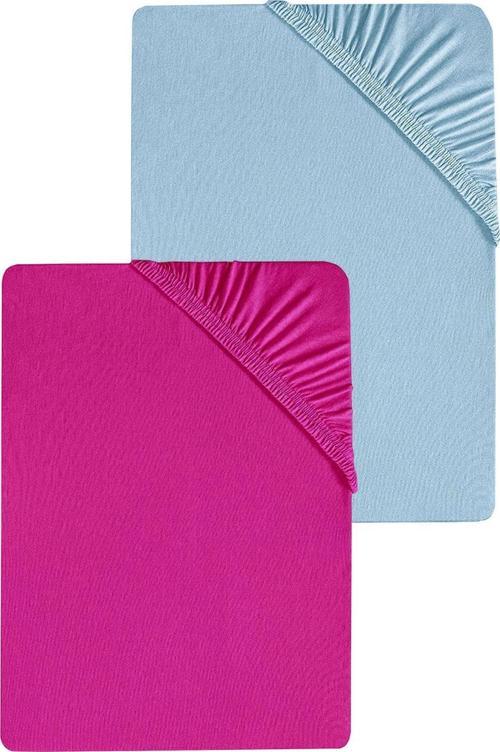 2 Adet Düz Pamuklu Tek Kişilik 80 x 200 + 30 cm Lastikli Penye Çarşaf