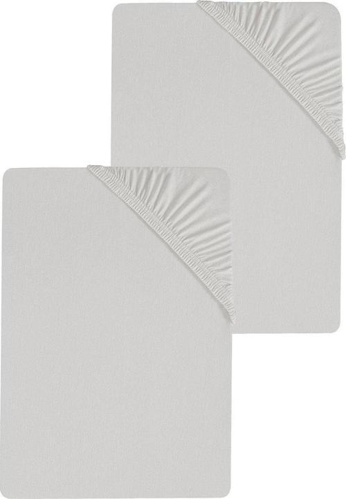 2 Adet Düz Pamuklu Tek Kişilik 80 x 200 + 30 cm Lastikli Penye Çarşaf