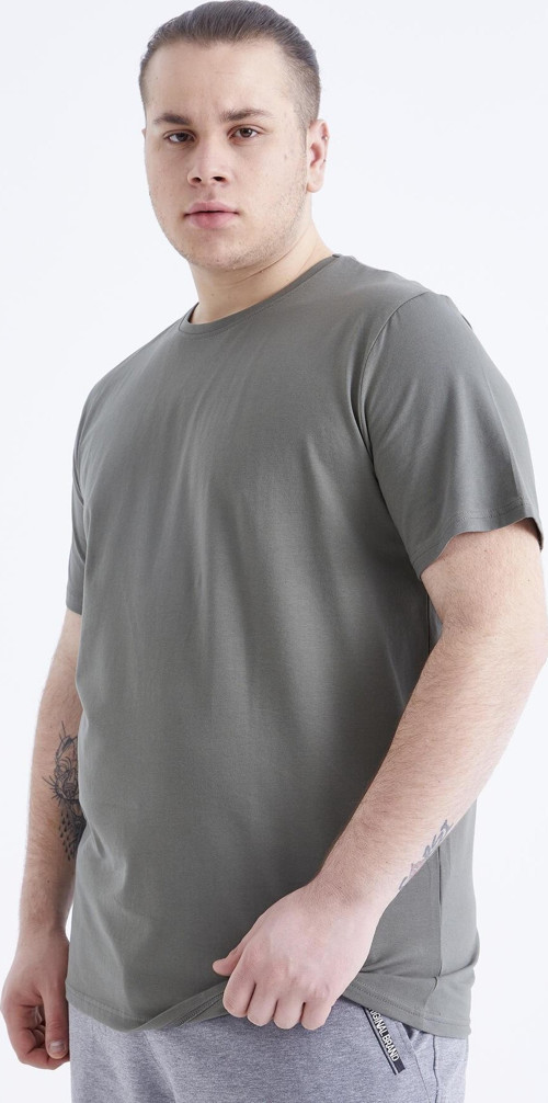 Çağla Basic Kısa Kol O Yaka Büyük Beden Erkek T-Shirt - 88072