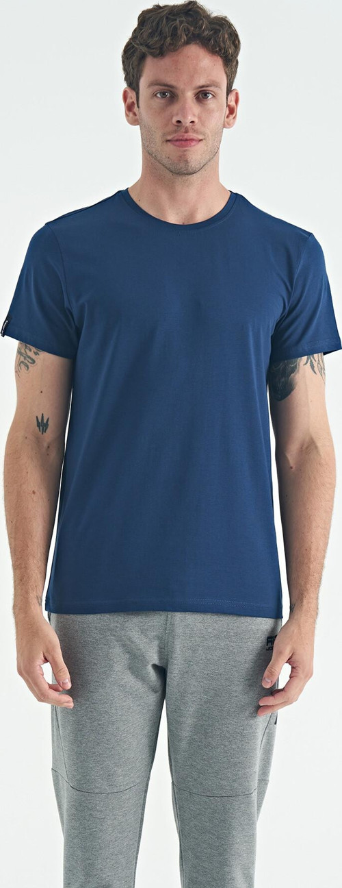 Calvin İndigo Basic Erkek T-Shirt - 88245