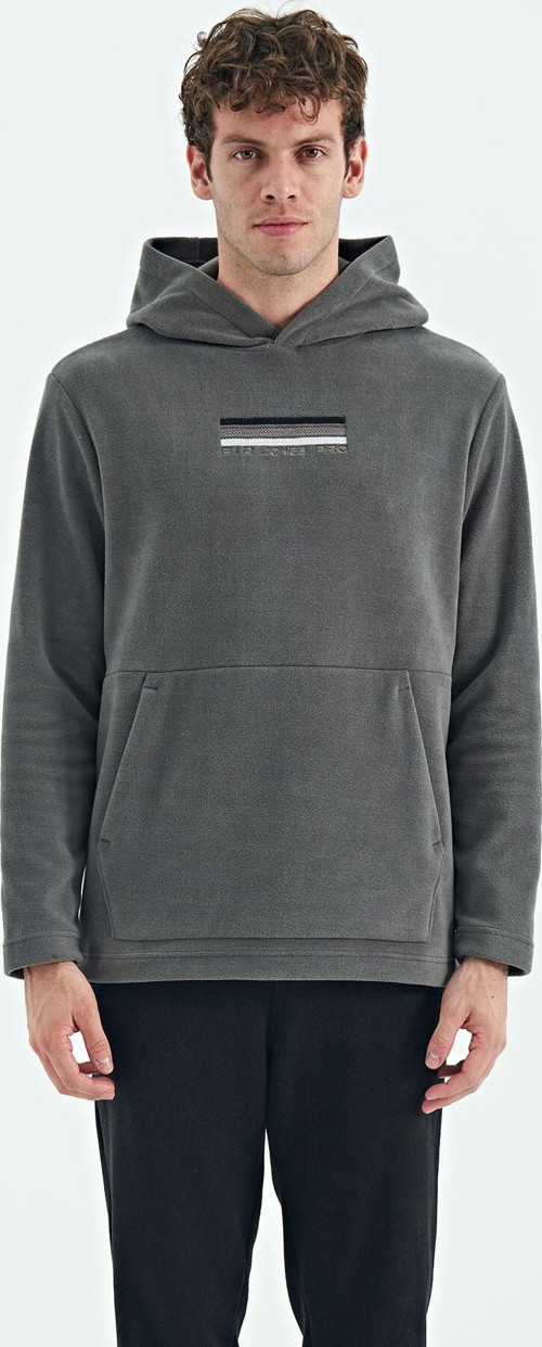 Hern Koyu Gri Erkek Polar Sweatshirt - 88301