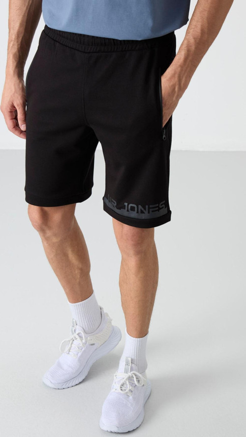 Albie Siyah Standart Kalıp Erkek Şort - 81241