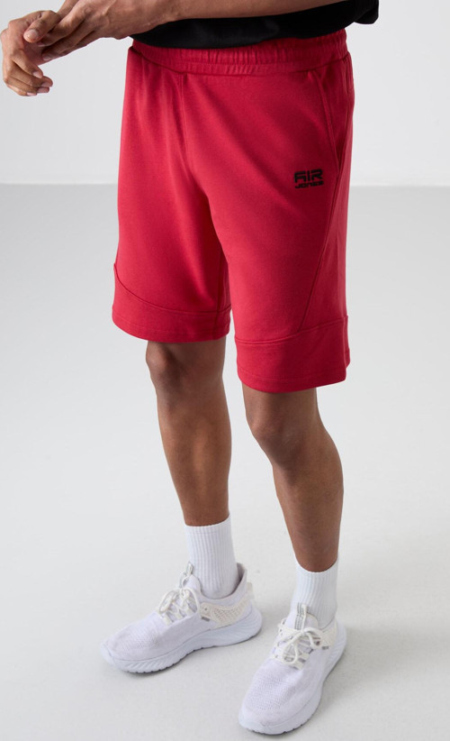 Amos Kırmızı Baskılı Erkek Şort - 81246