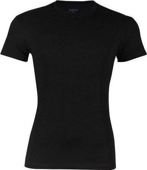 91 Siyah Likralı Kısa Kollu Erkek T-Shirt Atlet