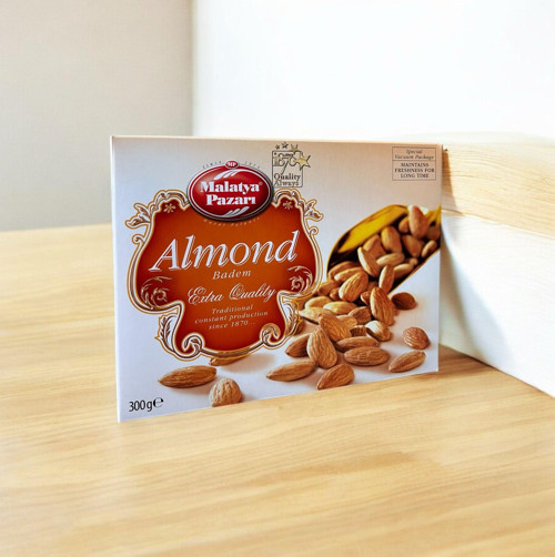 Kavrulmuş Badem İç Premium Kutu 300 Gr
