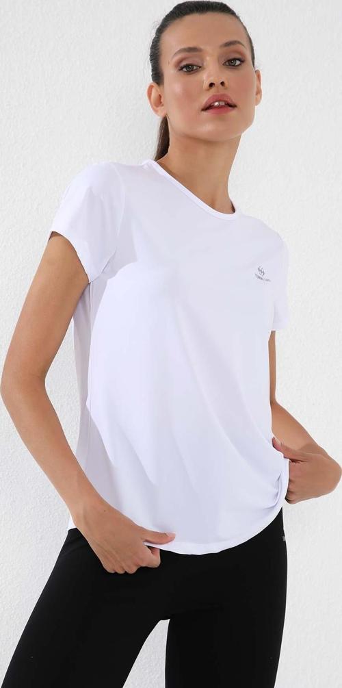 Beyaz Basic Kısa Kol Standart Kalıp O Yaka Kadın T-Shirt - 97144