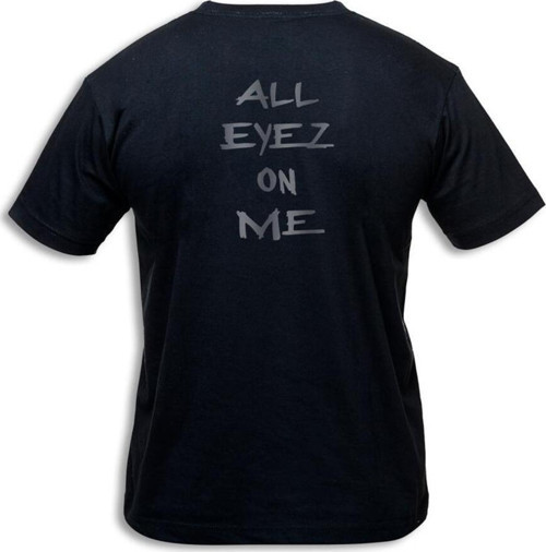 Nowup Nutrıtıon All Eyez On Me-Siyah Erkek Sporcu Tshirt