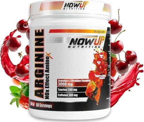 Nowup Nutrıtıon Arginine Nitric Oxide Effect Amino Asit / Vişne&Çilek Aromalı / 360Gr. / 60 Servis