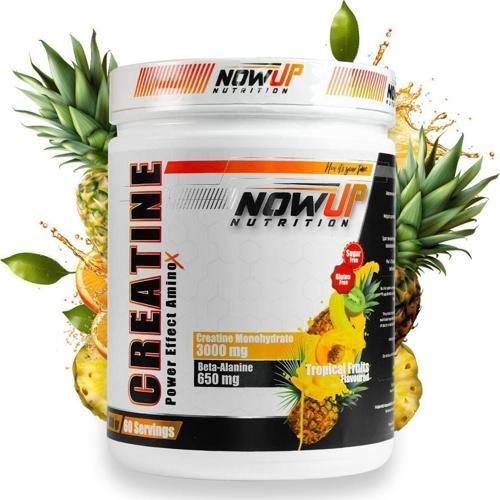 Nowup Nutrıtıon Creatine Power Effect Amino Asit / Tropikal Meyve Aromalı / 360 Gr. / 60 Servis