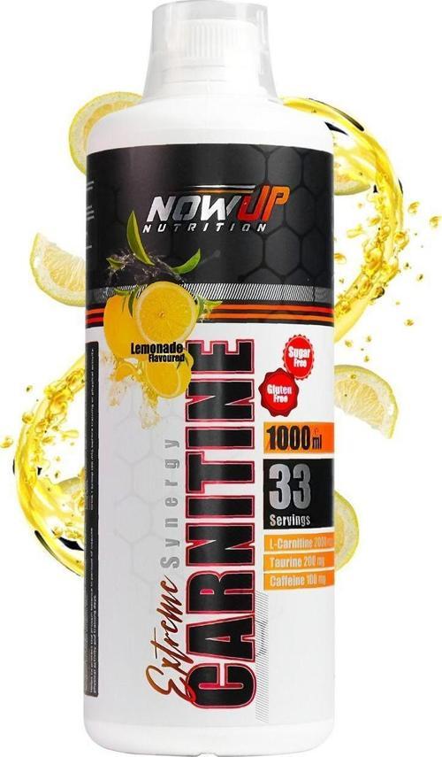 Nowup Nutrıtıon Extreme Synergy Carnitine / 1000 Ml / Limon Aromalı L-Carnitine / 33 Servis / Yağ Yakma