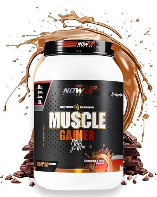 Nowup Nutrıtıon Muscle Gainer / Çikolata & Latte Aromalı / 1680 Gr. / 30 Servis