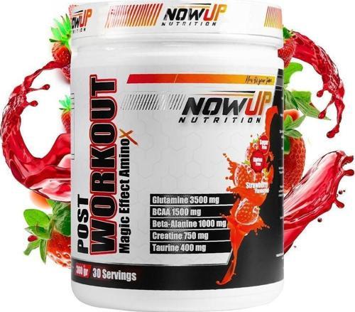 Nowup Nutrıtıon Post- Workout Magic Effect Amino Asit / Çilek Aromalı / 360 Gr. / 30 Servis / Kas Gelişimi