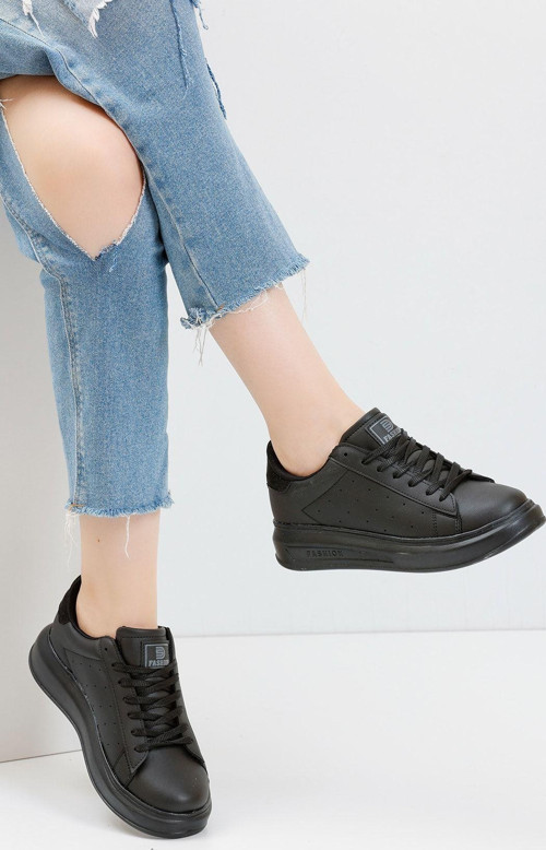 Siyah Kadın Sneaker 0156 36