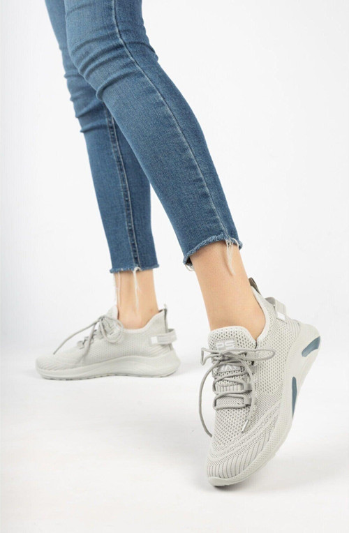 Buz Unisex Triko Sneaker Rahat Hava Alabilen Kokusuz Spor Ayakkabı 4555 36