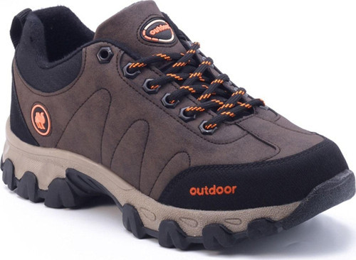 Kahverengi Kışlık Dayanıklı Bağcıklı Unisex Outdoor Bot Ayakkabı 4054 37