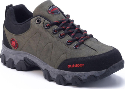 Haki Kışlık Dayanıklı Bağcıklı Unisex Outdoor Bot Ayakkabı 4054 41