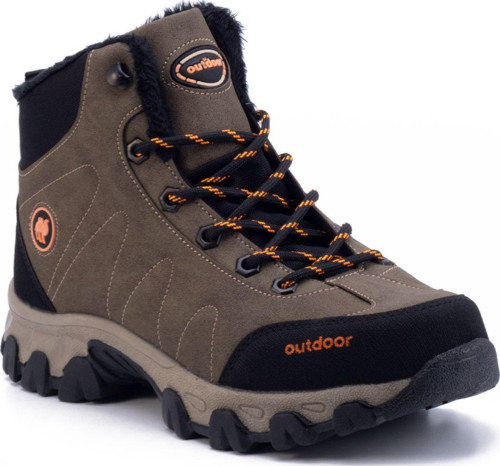 Vizon Unisex Outdoor Bot Ayakkabı Kışlık Dayanıklı Kaymaz Taban Bağcıklı 4054U 43