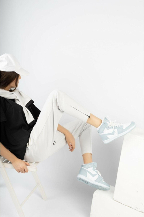 Mavi Beyaz Kadın Sneaker 8070 37