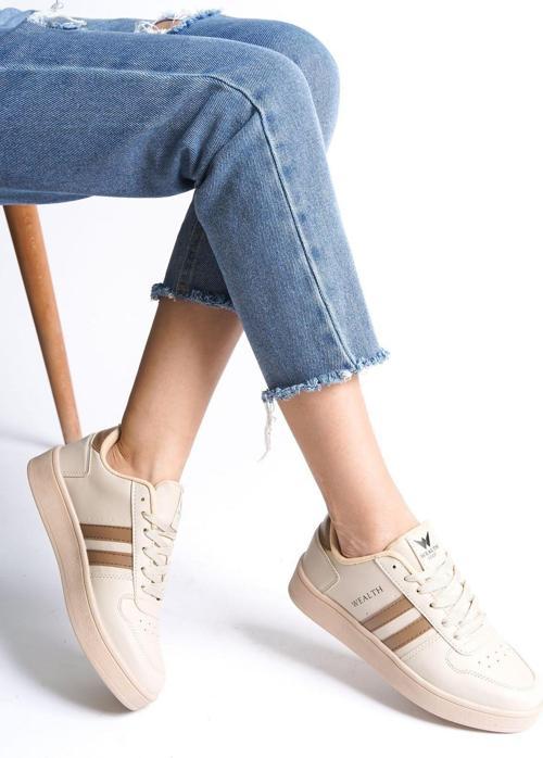 Bej Unisex Sneaker Jh176 36