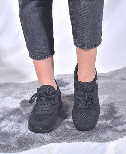 Siyah Kadın Sneaker Ml04 36