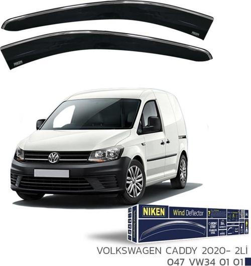 Volkswagen Caddy Uyumlu Kromlu Cam Rüzgarlığı -2020 Niken Parça