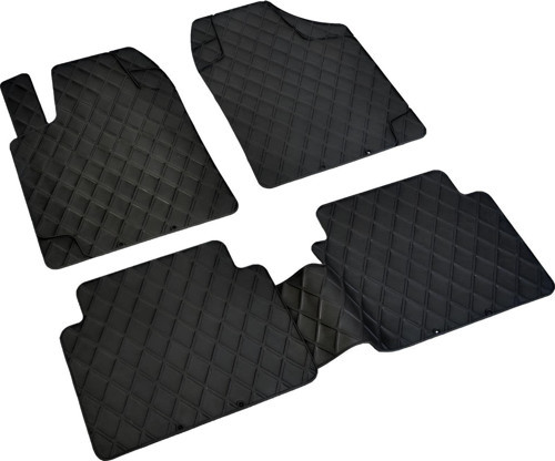 Volkswagen Touareg Havuzlu Universal 3D Paspas Havuzlu Pufi Diamond Siyah