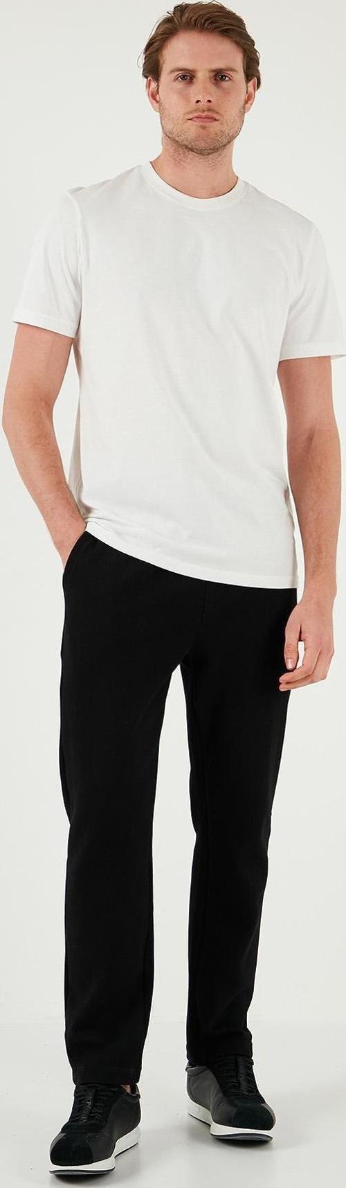 Pamuklu Regular Fit Normal Bel Düz Paça Erkek Pantolon 5908059 SİYAH