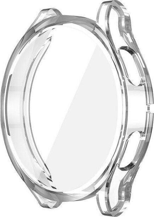 Samsung Galaxy Watch 4 44mm Silikon Kapak Kılıf Ekran Koruyucu