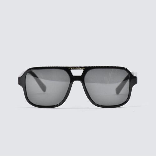 Dolce Gabbana Sunglasses Dolce&Gabbana Dgj40033355/8750 Çocuk Güneş Gözlüğü Siyah Kemik Çerçeveli Füme Lens Uv400