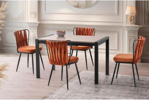 LATO MASA, KUŞAKLI SANDALYE, DAFNE, 120x74