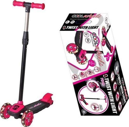 Scooter Cool Wheels Işıklı Pembe Twist Scooter 5+