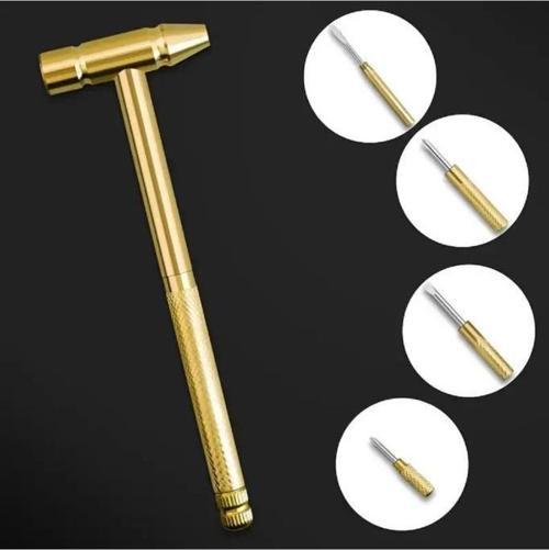 16 cm Mini Çekiç 5 i 1 Arada Cep Çekiç 4'lü Tornavida Ucu Tamir Seti Takı Saat Elektronik Tamiri