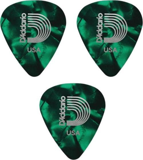 1CAP4-GR 3 Adet Gitar Pena 0.70 mm Yeşil Medium