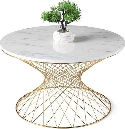 CESTİNO ORTA SEHPA, GOLD MARMO