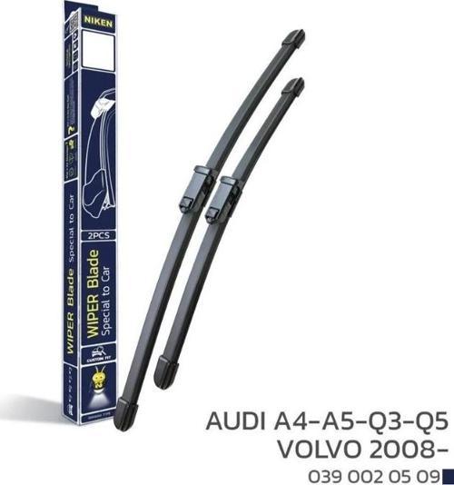Audi A4 2007-2015 / A5 2007-2016 / Q3 2012- / Q5 2008- / Volvo 2008 - Araca Özel Silecek