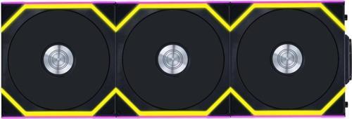 UNI FAN REVERSE SL WIRELESS 3x120mm Siyah Kasa Fanı