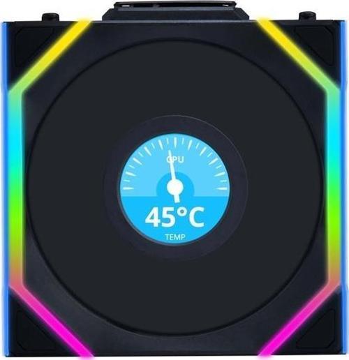 UNI FAN REVERSE SL WIRELESS LCD 1x120mm Siyah Kasa Fanı