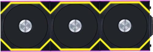 UNI FAN SL WIRELESS 3x120mm Siyah Kasa Fanı