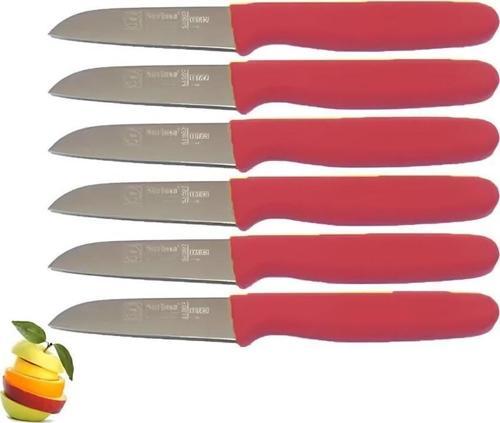 Sürbısa 6 Lı Meyve Bıçağı Kırmızı 61007