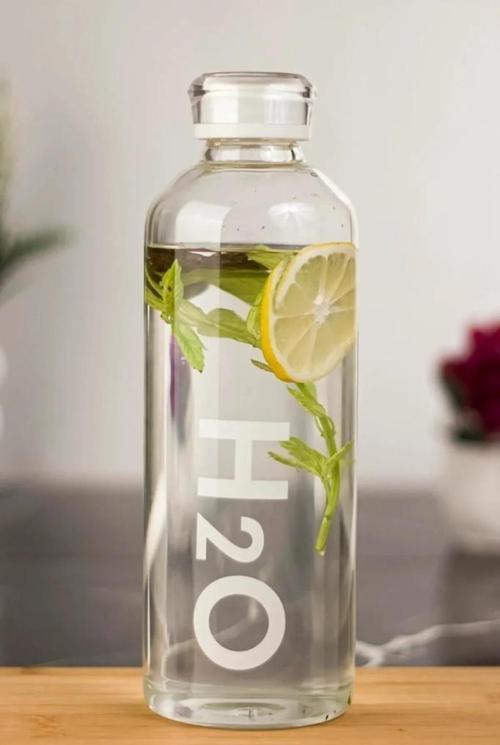 Borosilikat Cam Matara 1 Litre Beyaz H2O81003