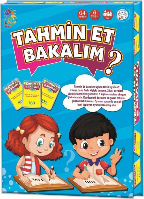 Tahmin Et Bakalım Eğitici Ve Eğlenceli Oyun Seti 64 Kart