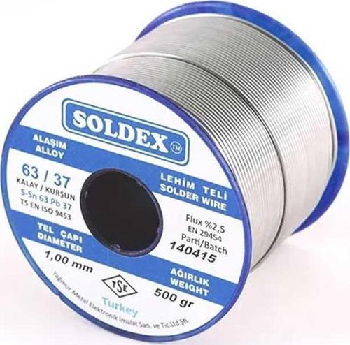 63-37 Lehim Teli 200 Gr 1,2 mm, Sn:63 - Pb:37