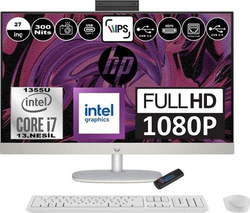 27-CR0004NT Intel Core I7 1355U 64GB 512GB SSD Windows 11 Pro Intel Iris Xe Graphics 27 Inç IPS Fullhd All In One Bilgis