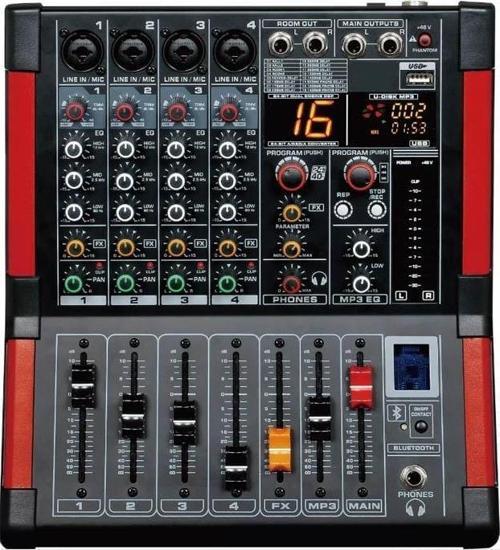 MX-4 4 KANALLI 99 DSP EFEKTLİ 2x350 WATT POWER MİKSER