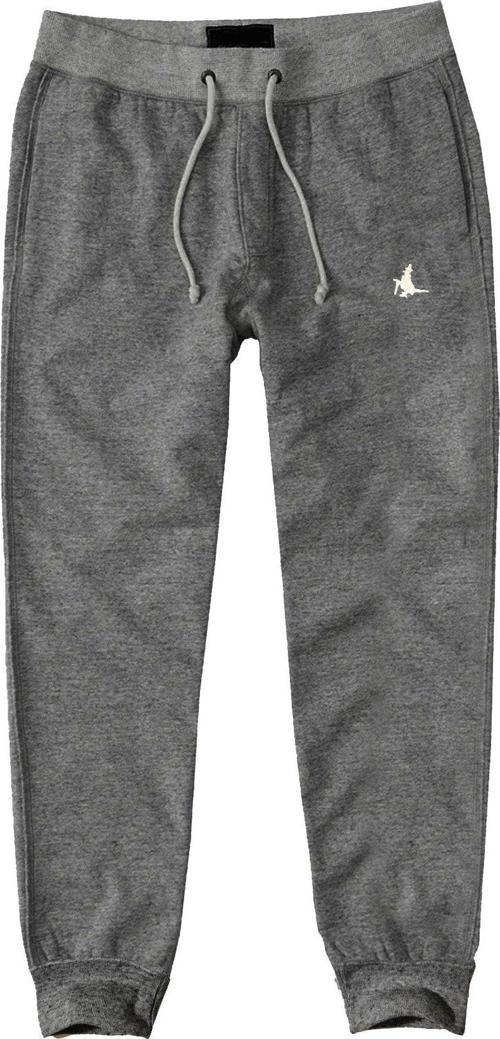 Slim Fit Dar Paça Pamuk Erkek Eşofman Altı Jogger Sweat Pants--Gri--