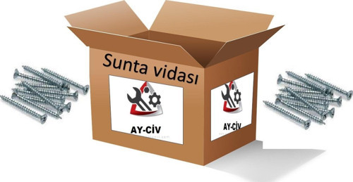 Ayaz 4X35 Sunta Vidası 500 Adet DIN 7505